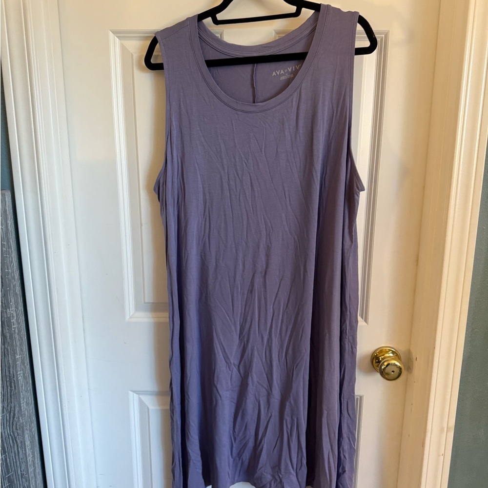 Ava & Viv Lavender Midi Dress